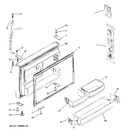 Diagram for 1 - Freezer Door