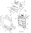 Diagram for 1 - Escutcheon & Door Assembly