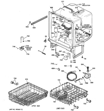 Diagram for GSD3500G00WW