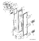 Diagram for 1 - Freezer Door