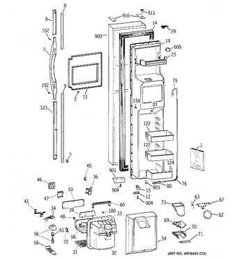 Diagram for TFG28PRDAWW