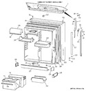 Diagram for 2 - Fresh Food Door