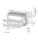 Diagram for 1 - Freezer Door