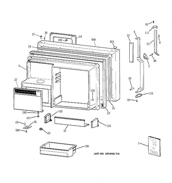 Diagram for TBX22PCXCLWW