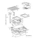 Diagram for 4 - Shelf Parts