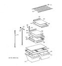 Diagram for 4 - Shelf Parts