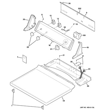 Diagram for DBR453GA0WW