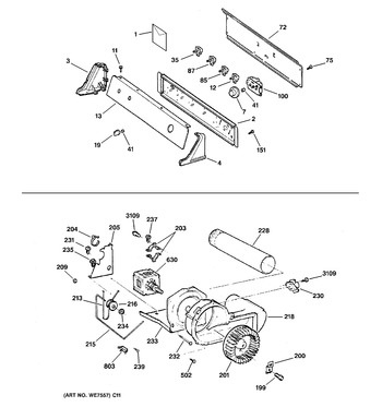 Diagram for EGD3000B0WW