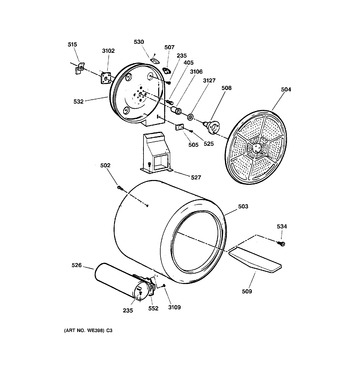 Diagram for EGD3000B0WW