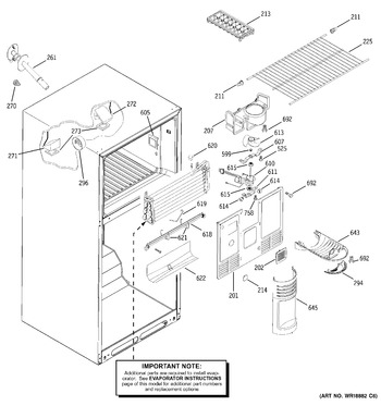 Diagram for GTH18DBMCLWW