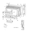 Diagram for 1 - Freezer Door