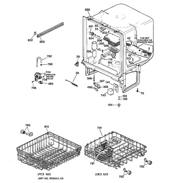 Diagram for HDA1100Z04WH