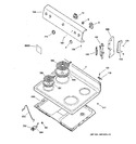 Diagram for 1 - Control Panel & Cooktop