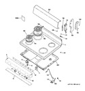 Diagram for 1 - Control Panel & Cooktop