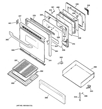 Diagram for JGBP40BEC4WH