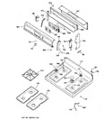 Diagram for 2 - Control Panel & Cooktop