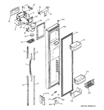 Diagram for ESS25LGNAWW