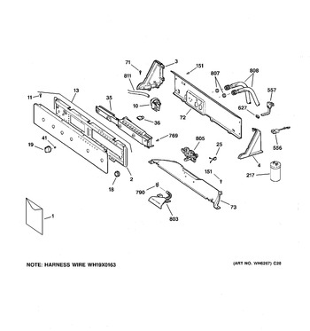 Diagram for WLE6000B2WW