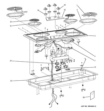 Diagram for JP626CF1CC