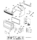 Diagram for 1 - Control Panel, Door, Grille & Base