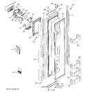 Diagram for 1 - Freezer Door