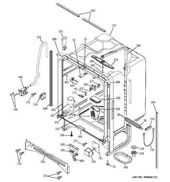 Diagram for PDW7300G00CC