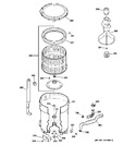 Diagram for 3 - Tub, Basket & Agitator