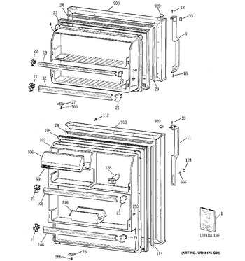 Diagram for GTG15HBMCRWW