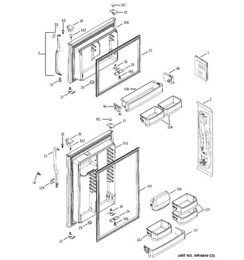 Diagram for GTS18KBMDRWW