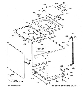 Diagram for EWA3000B1WW