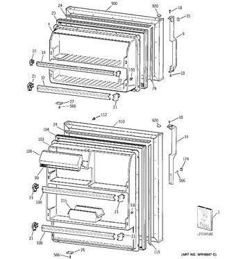 Diagram for GTT15HBMBRWW