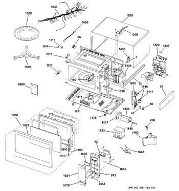 Diagram for JE1550GW01