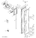 Diagram for 1 - Freezer Door