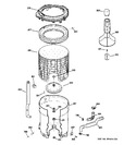 Diagram for 3 - Tub, Basket & Agitator