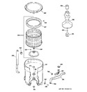 Diagram for 3 - Tub, Basket & Agitator