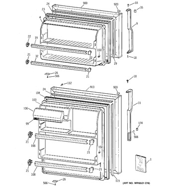 Diagram for GTS18EBMERWW