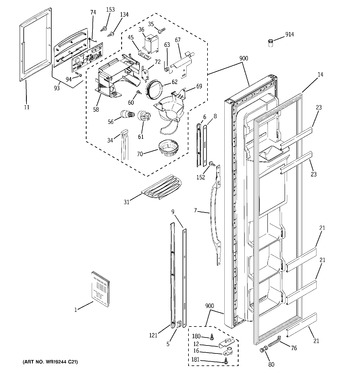 Diagram for GSS25WGPCBB