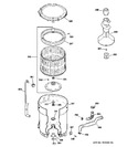 Diagram for 3 - Tub, Basket & Agitator