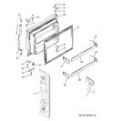 Diagram for 1 - Freezer Door