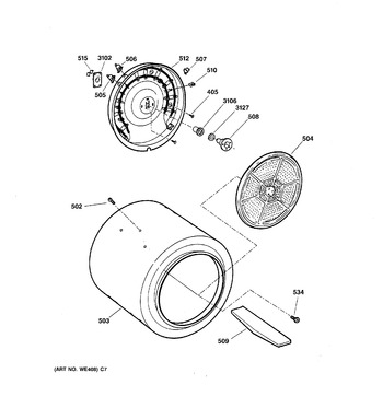 Diagram for NBXR463EB2WW