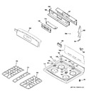 Diagram for 2 - Control Panel & Cooktop