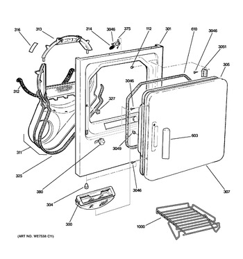 Diagram for DWSR405GB1WW