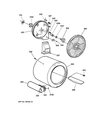 Diagram for EGD3000B1WW