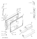 Diagram for 1 - Freezer Door