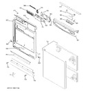 Diagram for 1 - Escutcheon & Door Assembly