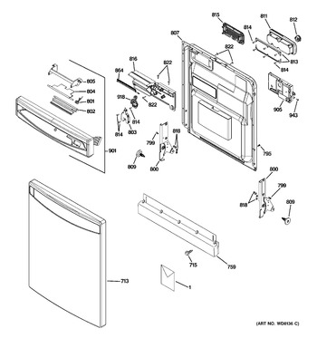 Diagram for PDW8200J01BB