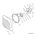 Diagram for 4 - Upper Oven Convection Fan