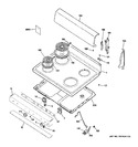 Diagram for 1 - Control Panel & Cooktop