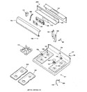 Diagram for 2 - Control Panel & Cooktop