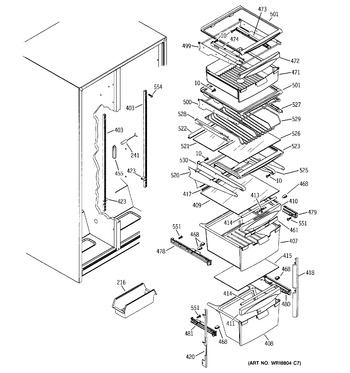 Diagram for ESH25XGRACC